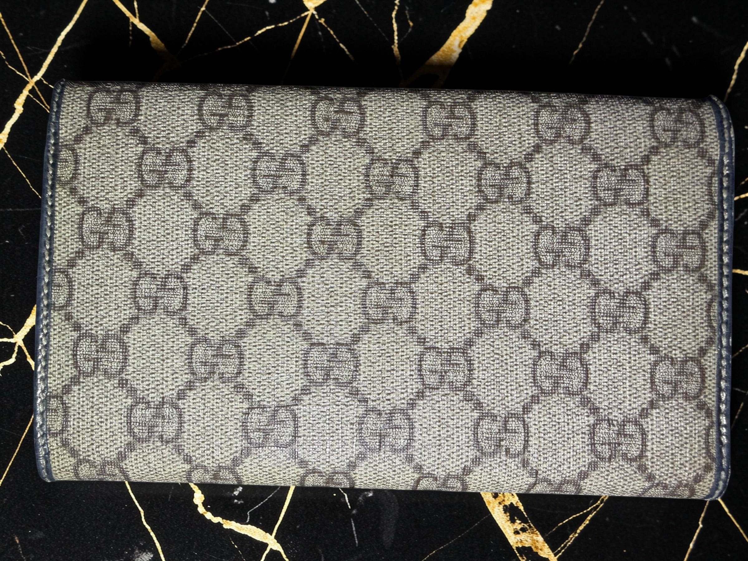 GG Supreme Gold Joy Continental Wallet