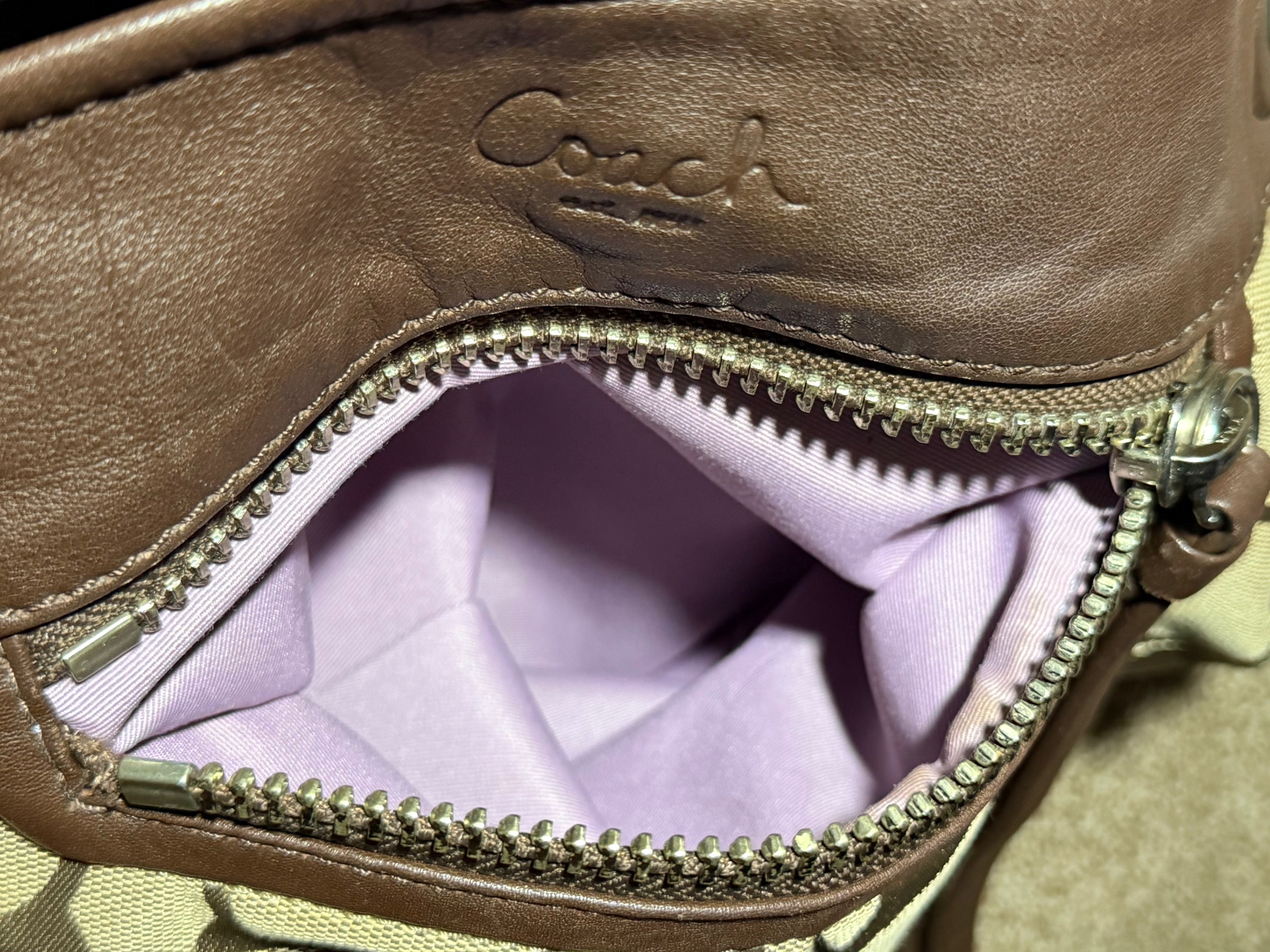 Coach Soho Optic Signature two way Hobo Bag