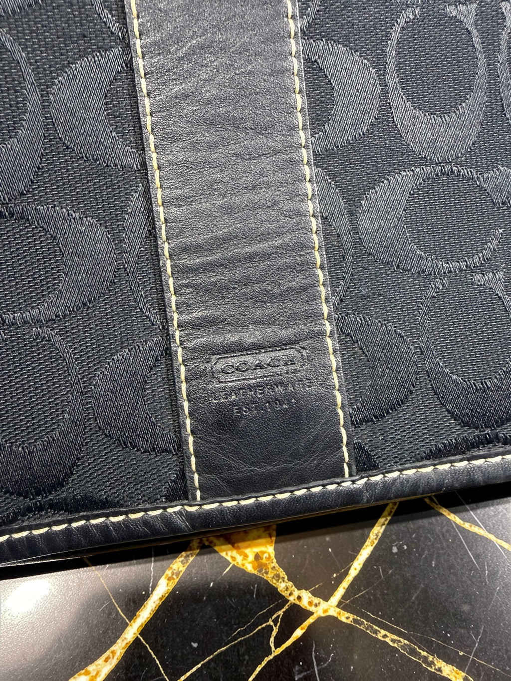 Coach Optic Canvas Crossbody/Flap Messenger Bag