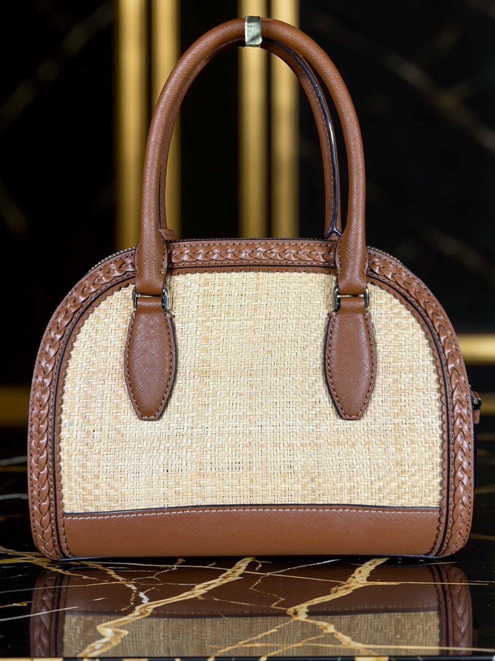 Kate Spade New York Reiley Straw Dome Satchel