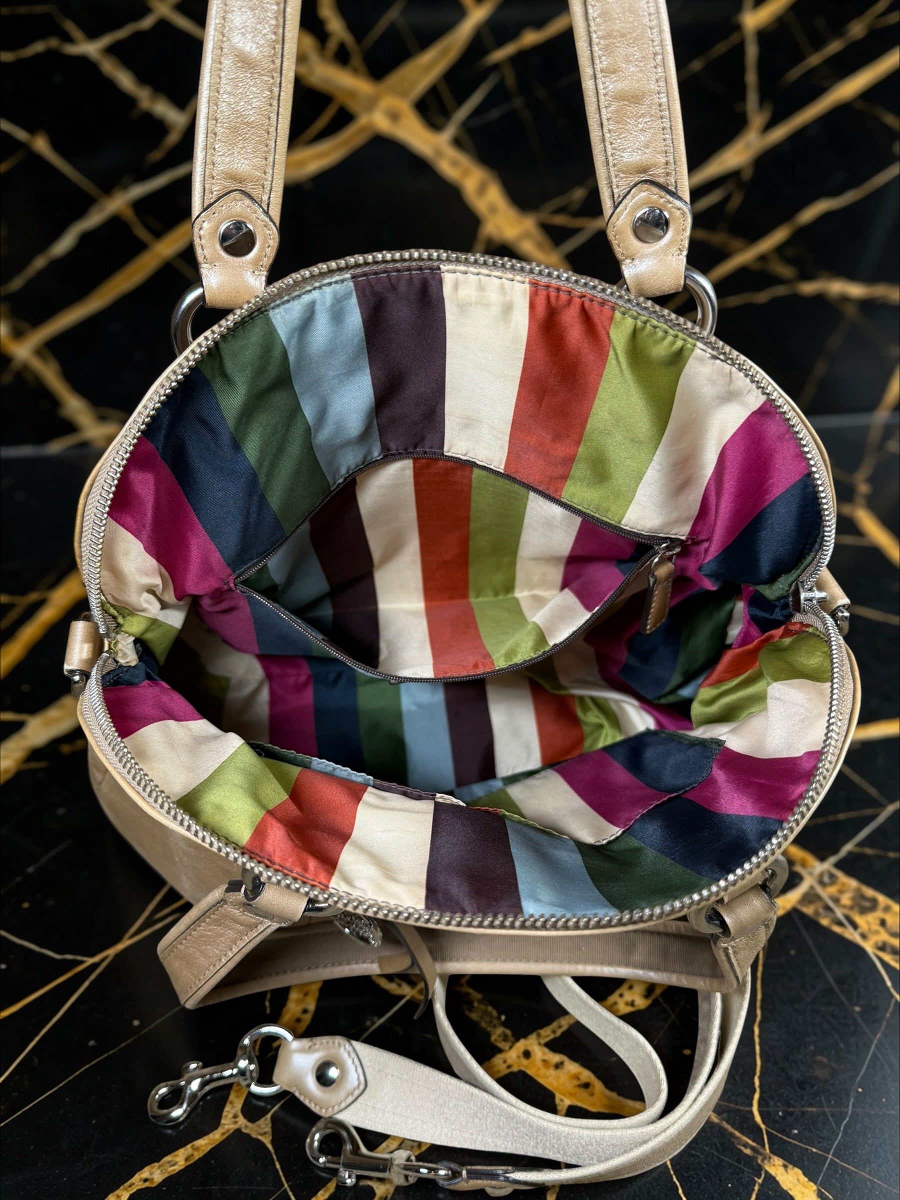Sac hobo/à bandoulière marron clair Coach Collection Poppy