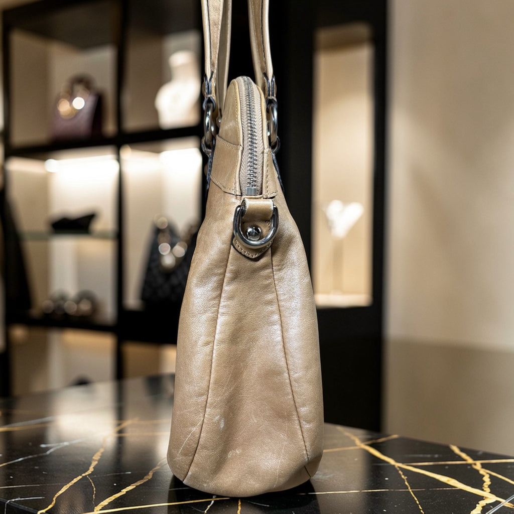Sac hobo/à bandoulière marron clair Coach Collection Poppy