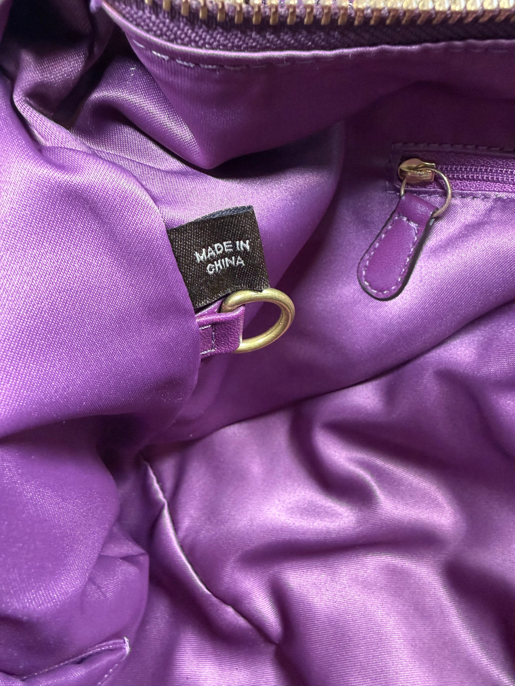 Coach Legacy Purple Leather Madison Hailey Hobo Shoulder Bag