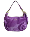 Coach Legacy Purple Leather Madison Hailey Hobo Shoulder Bag