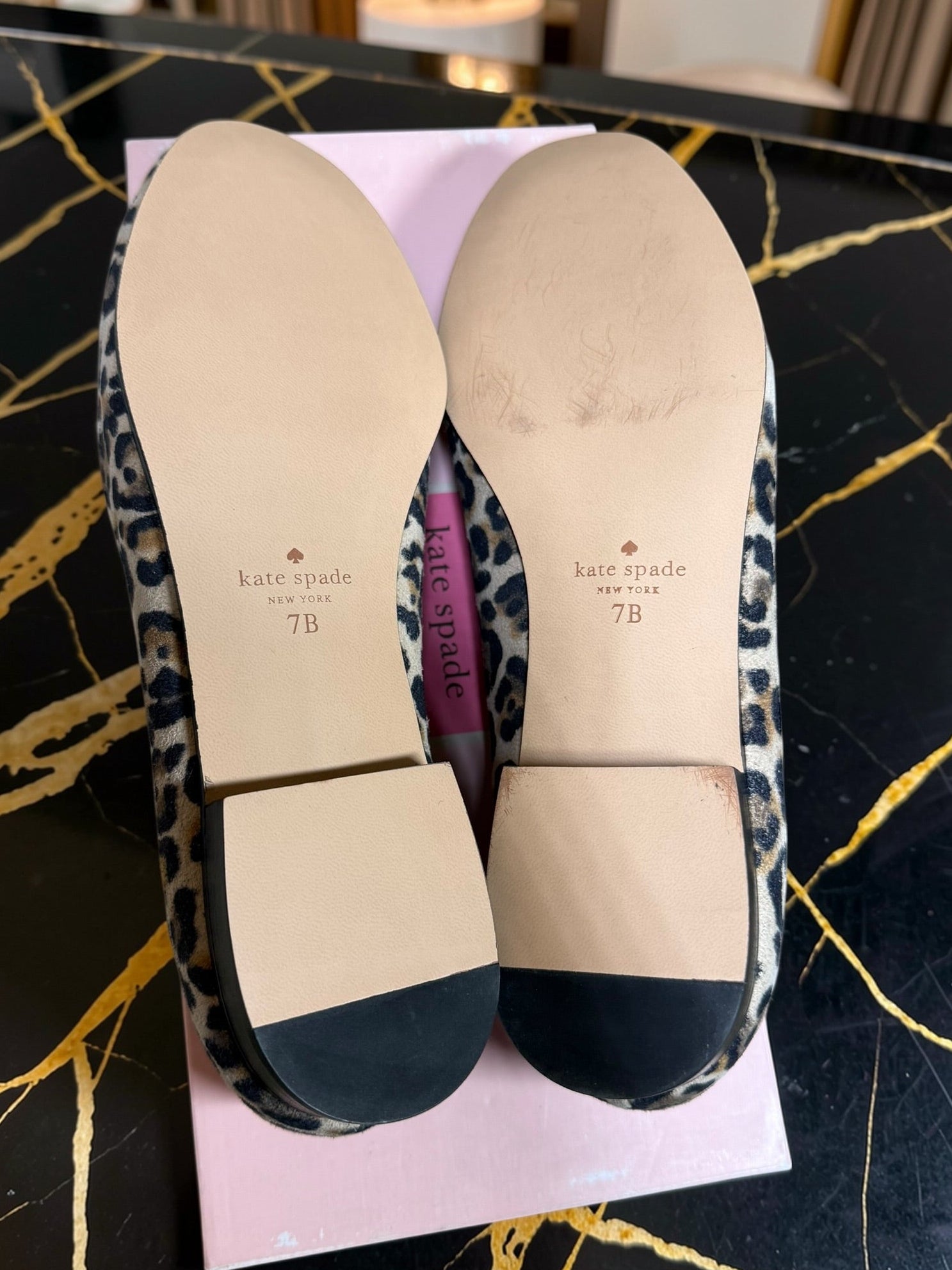 Kate Spade New York Leopard Calf Hair Loafers/Flats