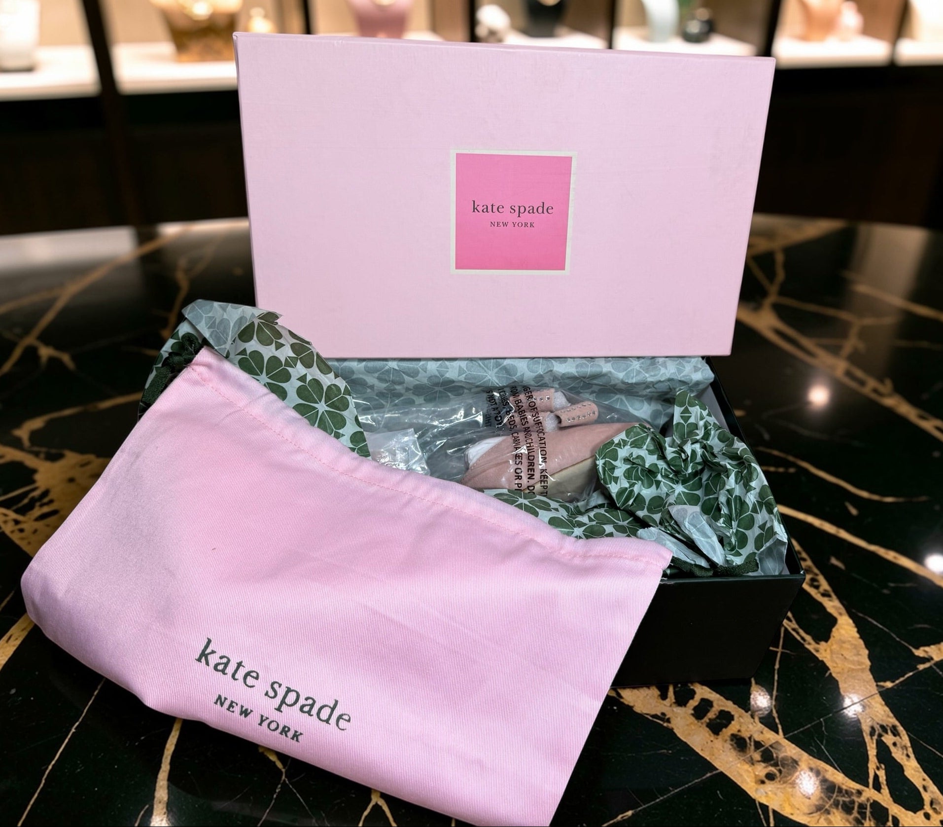 Kate Spade New York pink suede Sterling pumps