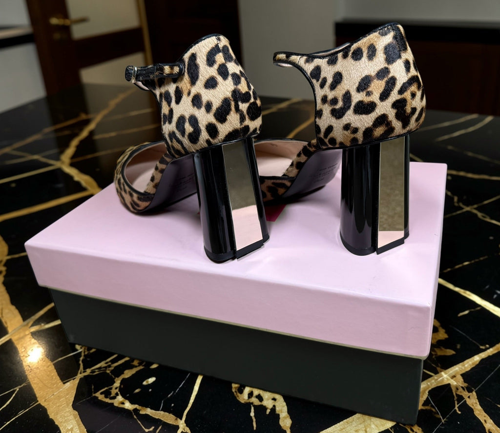 Kate Spade New York Stöckelschuhe aus Leopardenfell