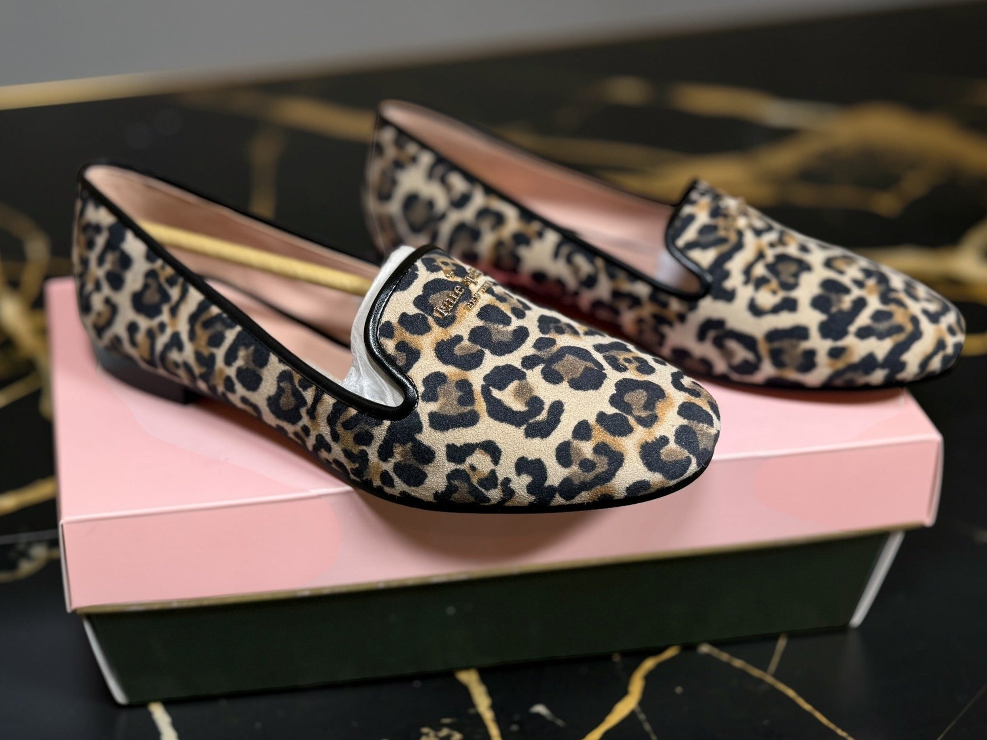 Kate Spade New York Leopard Calf Hair Loafers/Flats