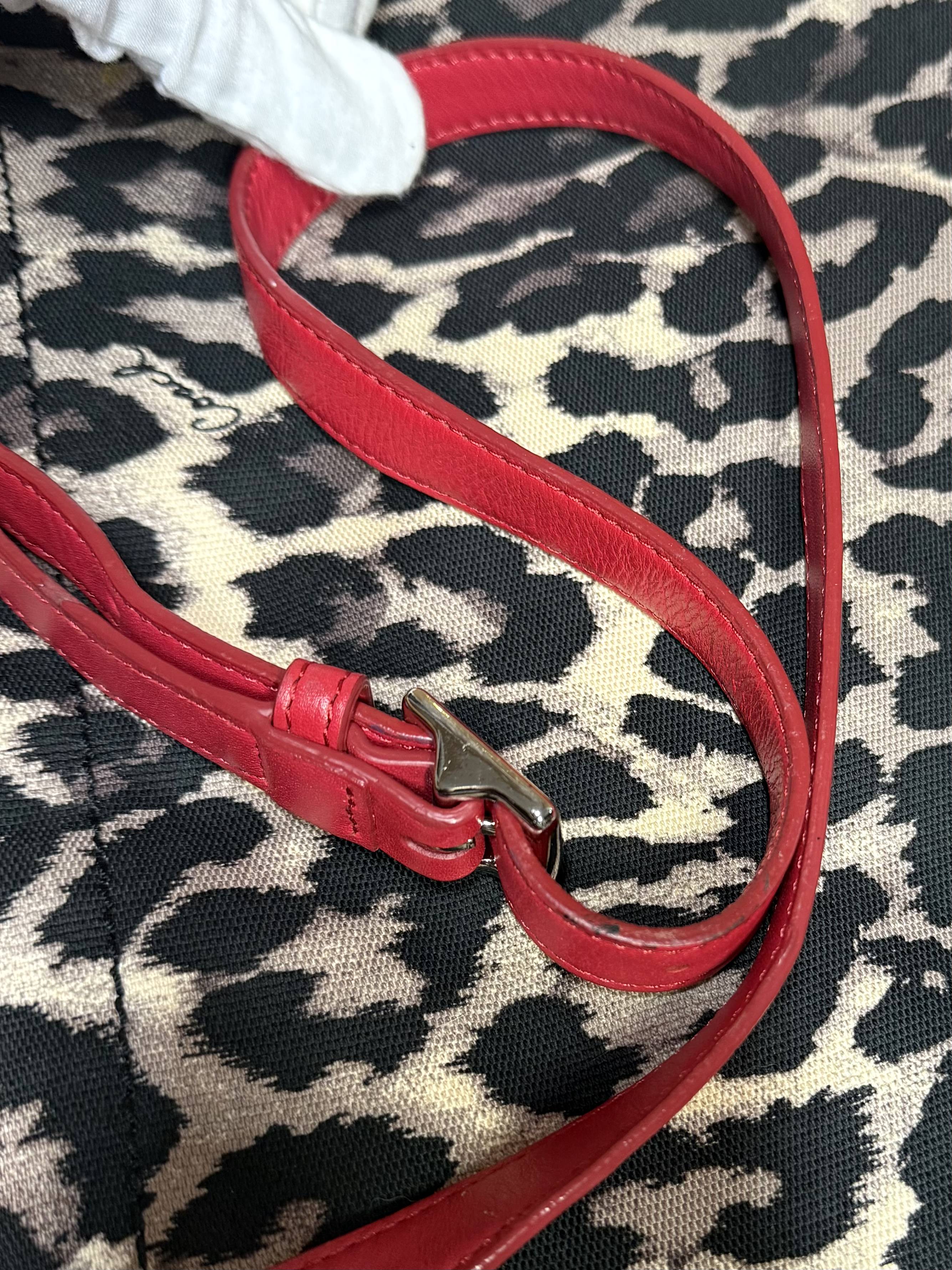 Coach Parker Ocelot/Leopard Print Hobo Bag