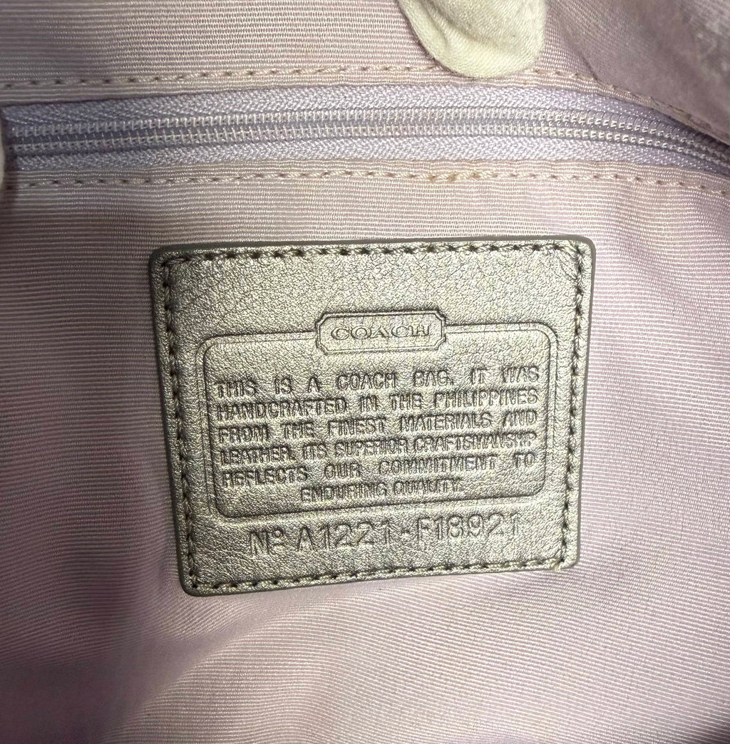 Coach Signature Gray Tote Bag