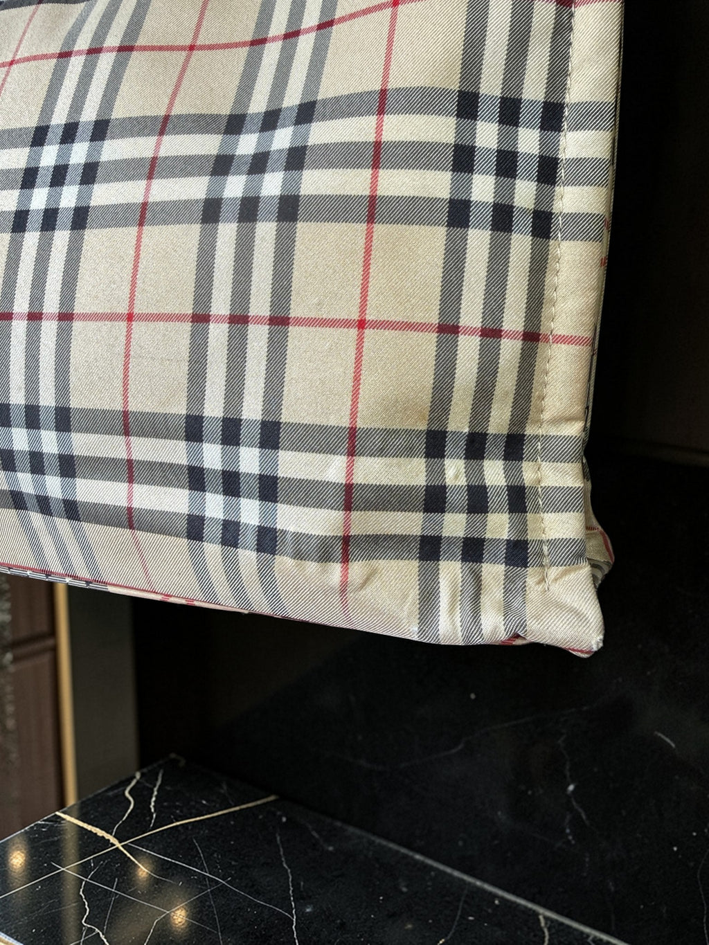 Burberry Blue Label Nova Check Nylon Tote Bag