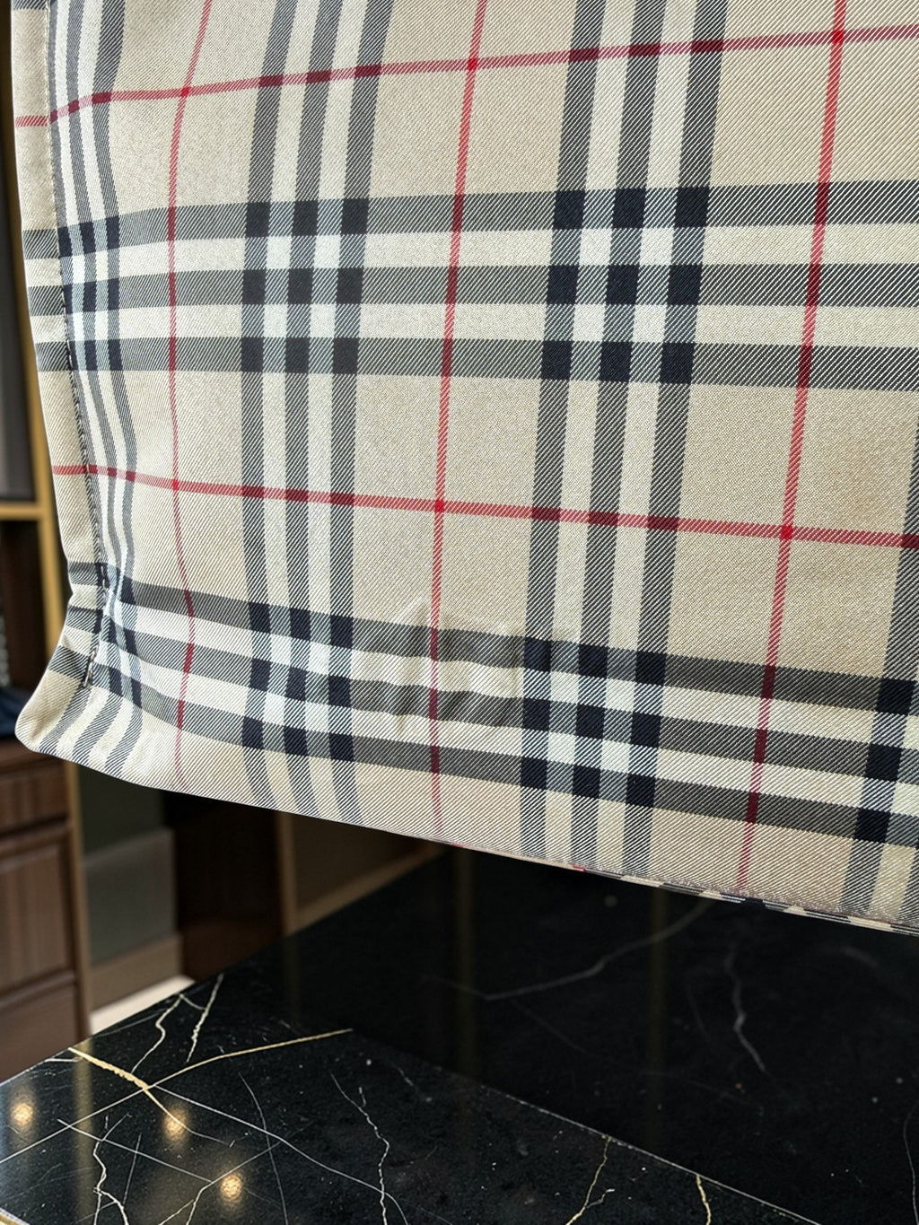 Burberry Blue Label Nova Check Nylon Tote Bag