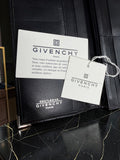 Givenchy Gentleman Paris Black Leather Bifold Long Wallet