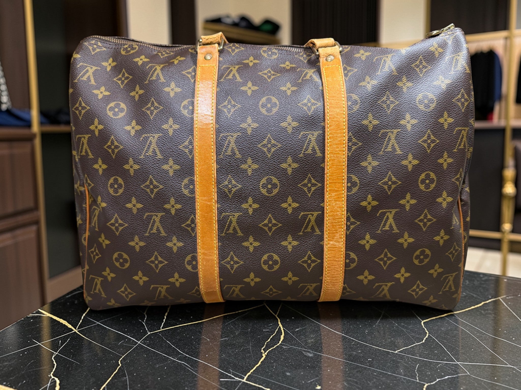 Louis Vuitton Monogram Sac Flanerie 45 Shoulder Tote Bag
