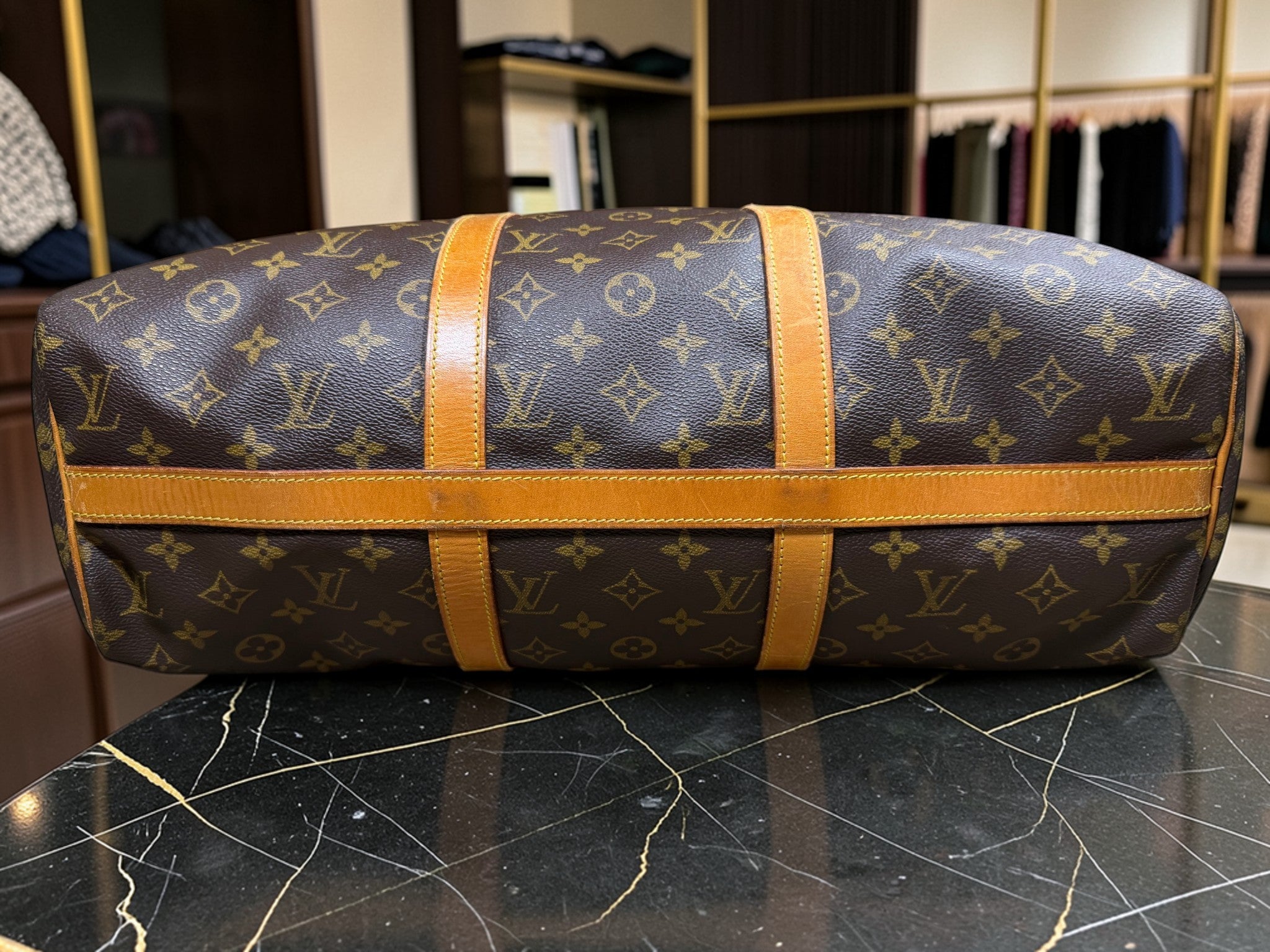 Louis Vuitton Monogram Sac Flanerie 45 Shoulder Tote Bag