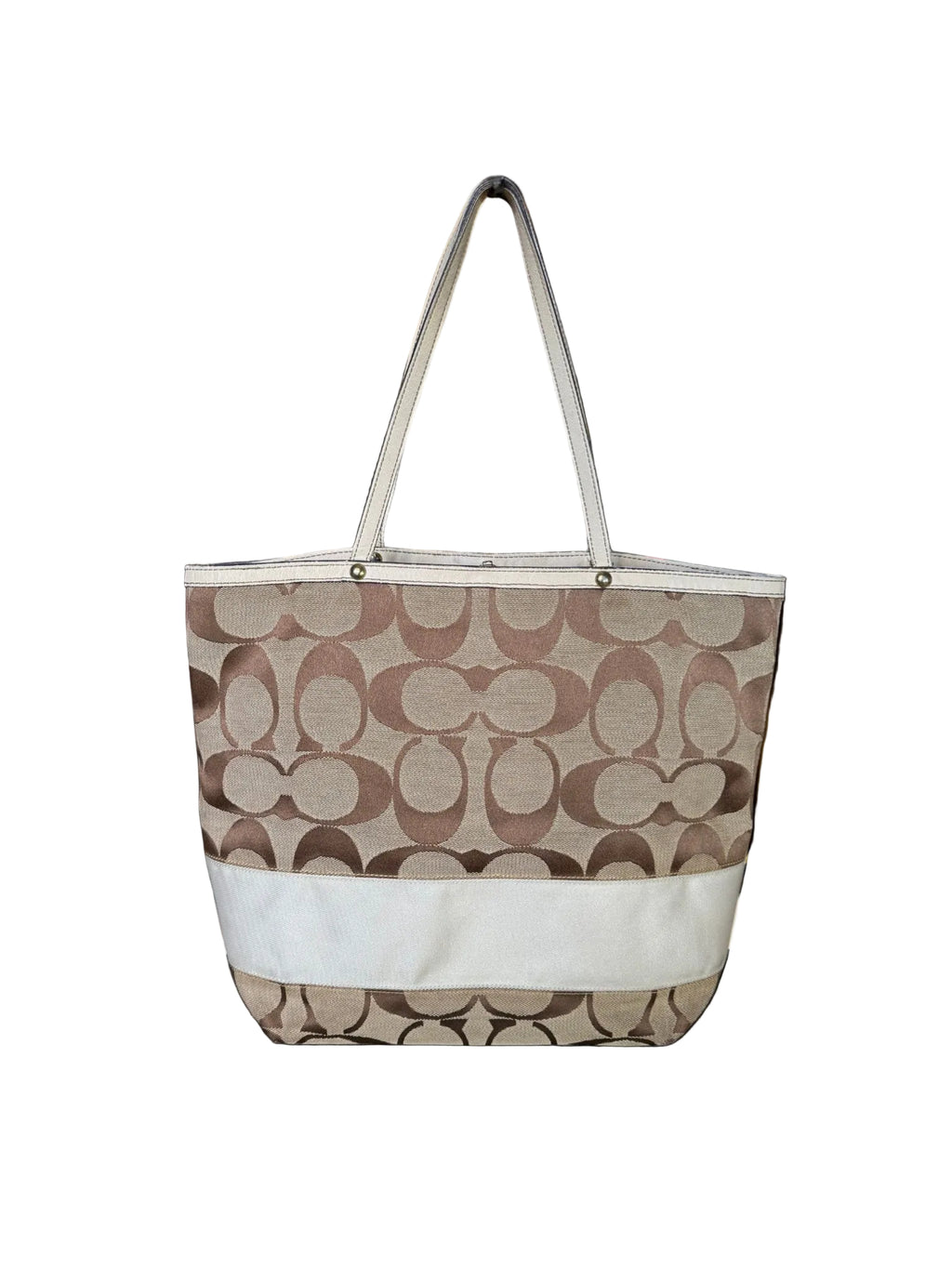Coach Signature monogram Canvas Tote Bag