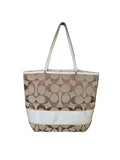 Coach Signature monogram Canvas Tote Bag