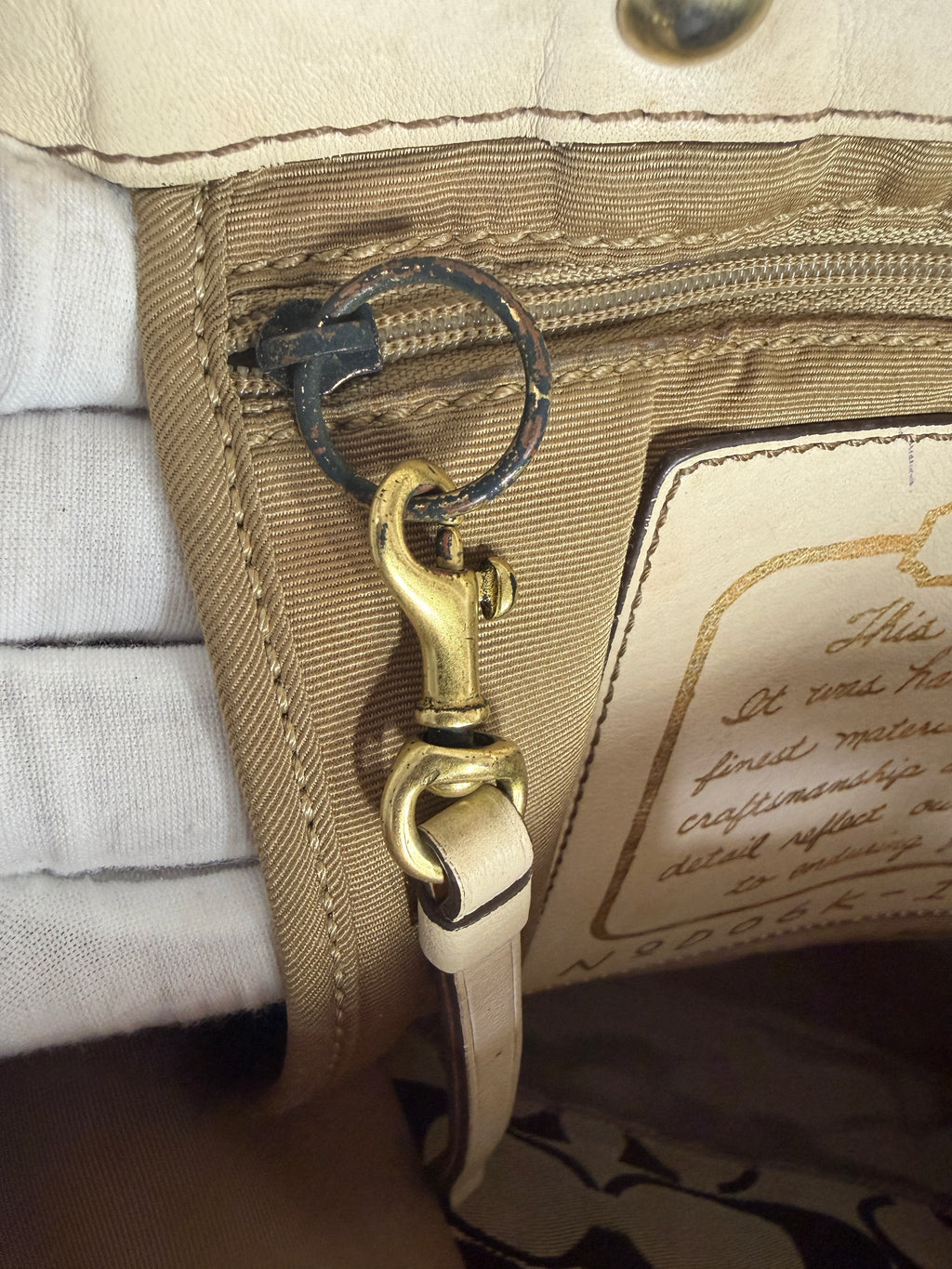 Coach Signature monogram Canvas Tote Bag