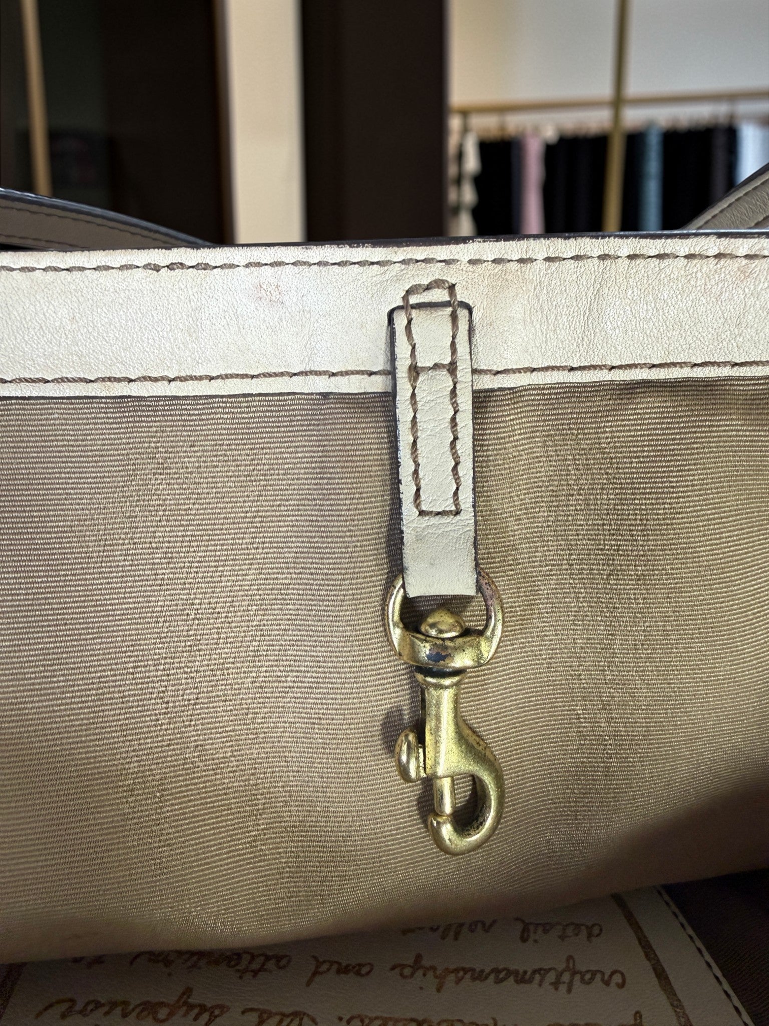Coach Signature monogram Canvas Tote Bag