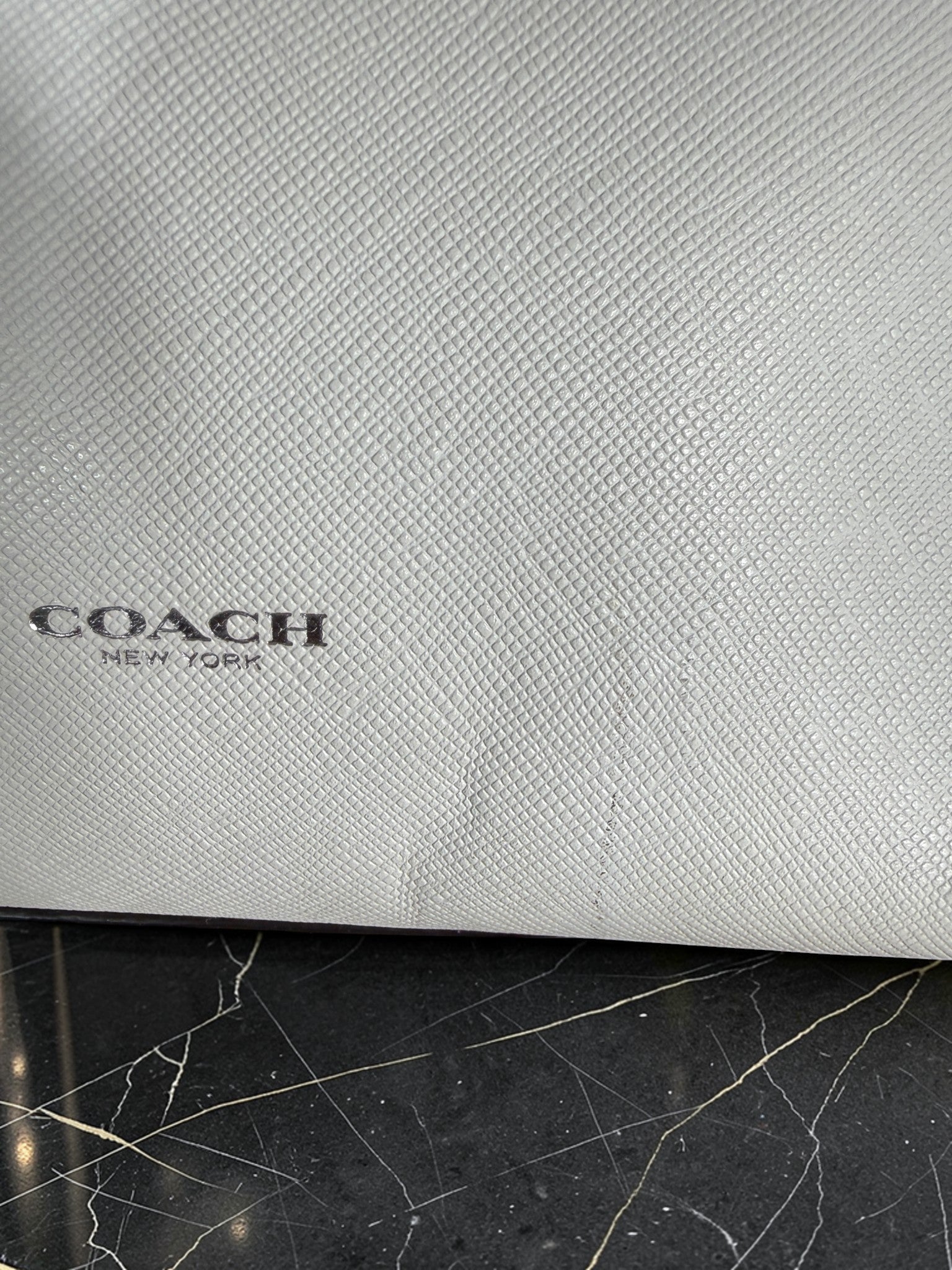 Coach Bleecker Riley Mini Carryall Tote crossbody White leather