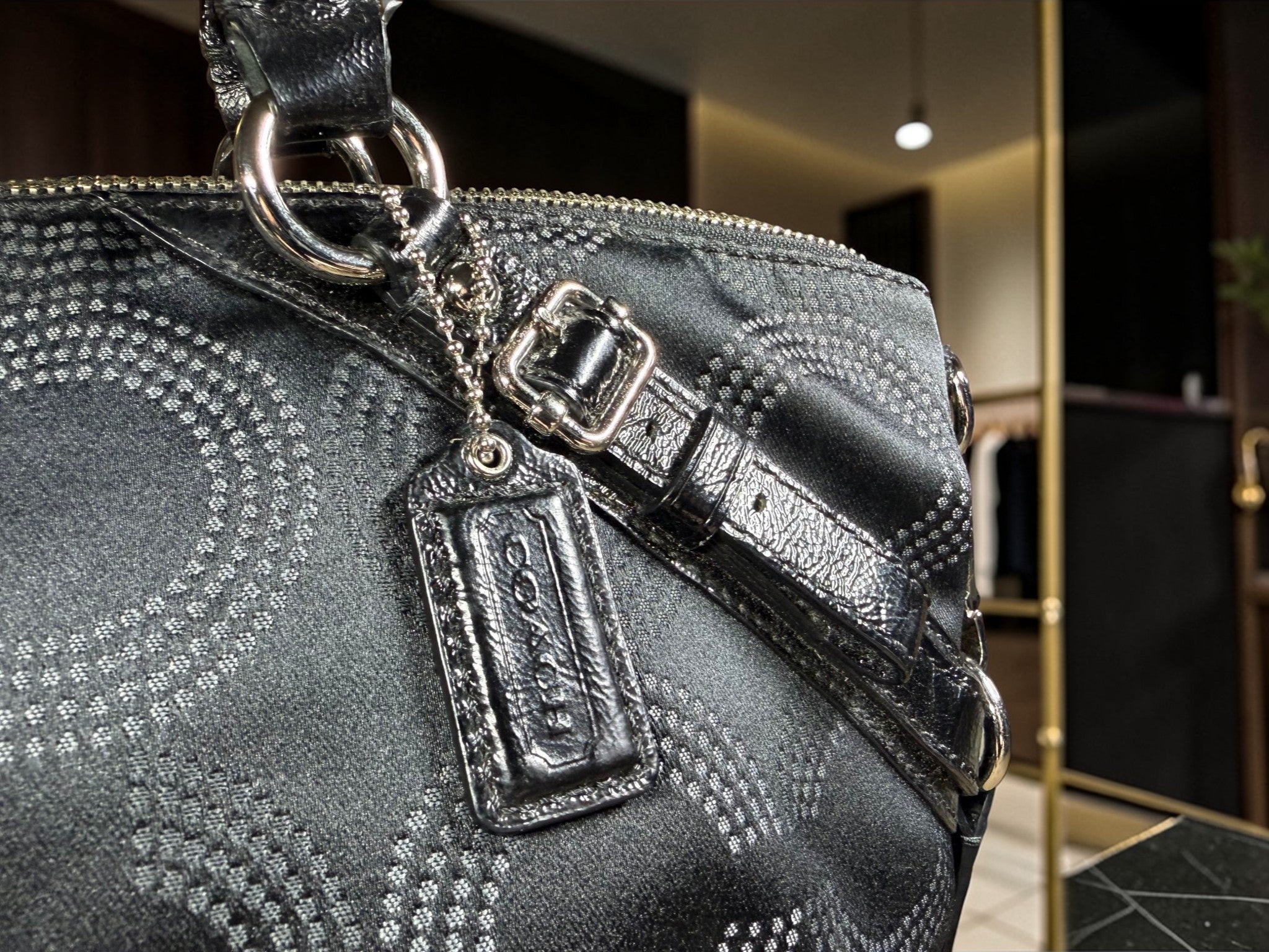 Coach Madison Dotted Op Art Sophia Satchel (G1093-15935)