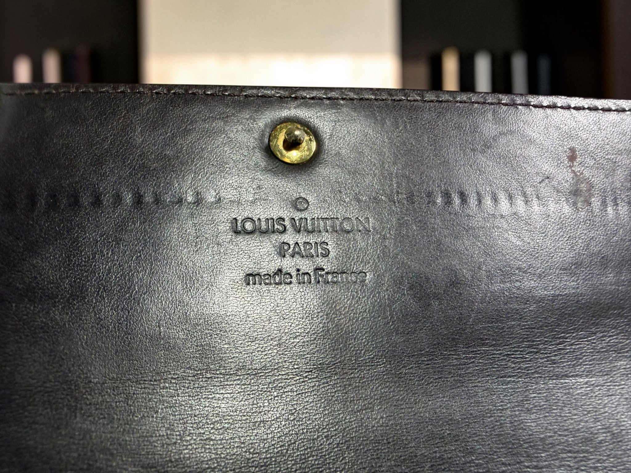 Louis Vuitton Monogram Vernis Sarah Long Wallet in Amarante