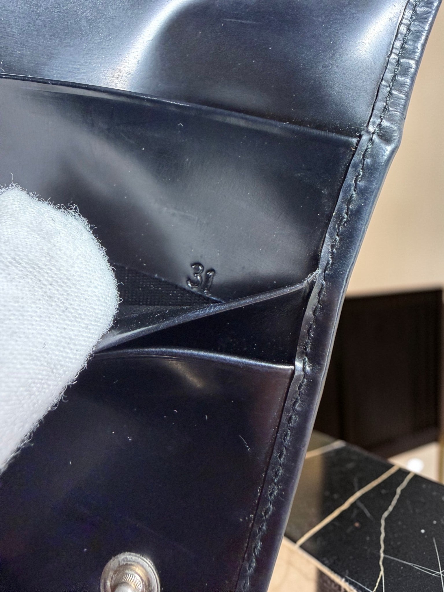 Prada Black Patent Leather Long Wallet (Continental Style) – Prada Milano