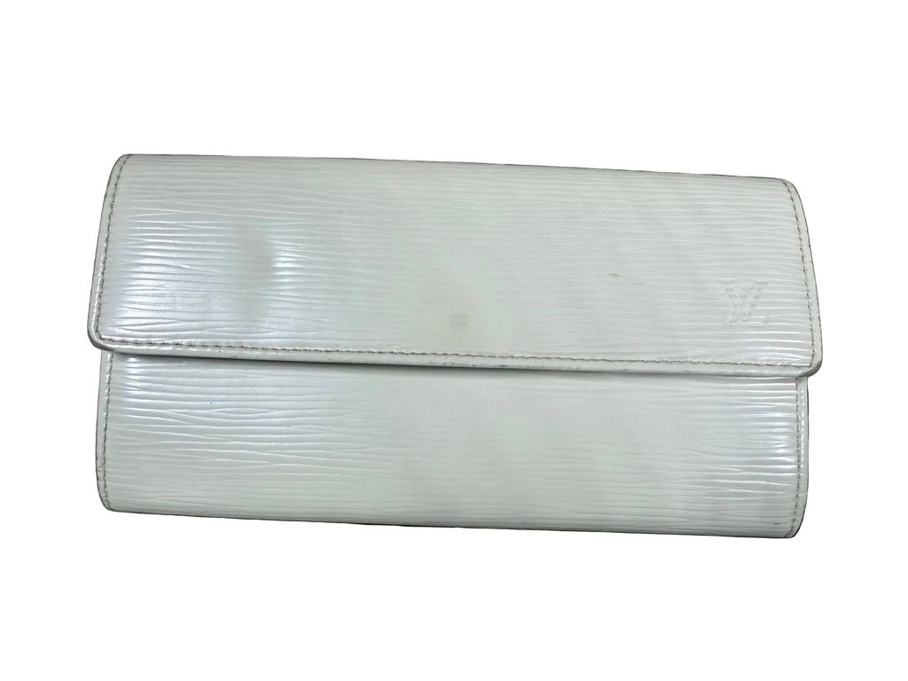 Louis Vuitton Epi Leather Sarah Wallet – Ivory / White