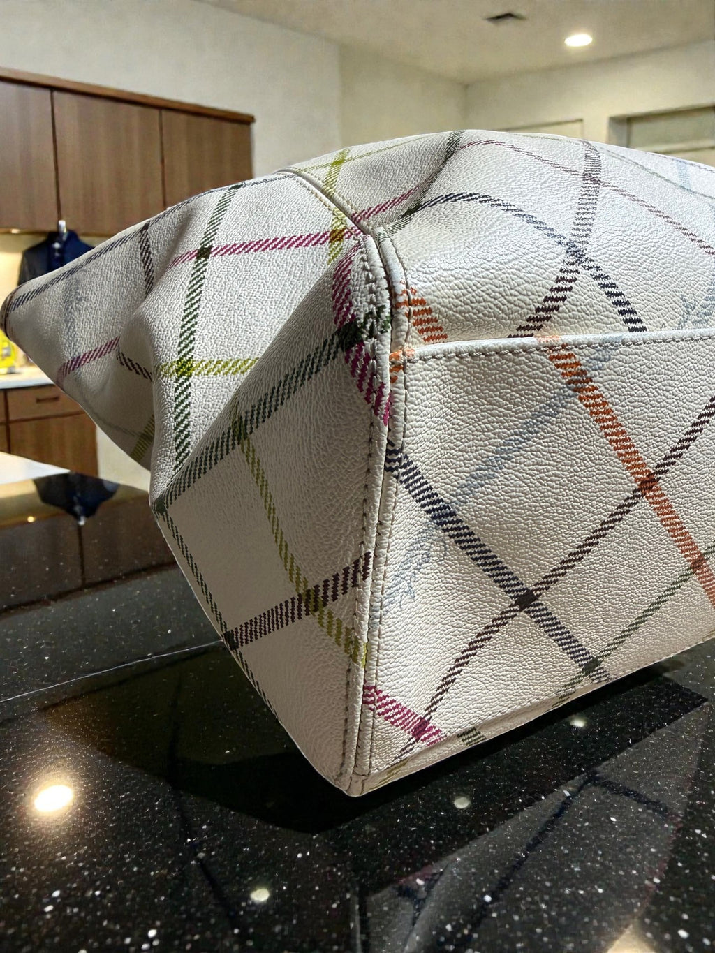 Coach Peyton Tattersall Medium Tote