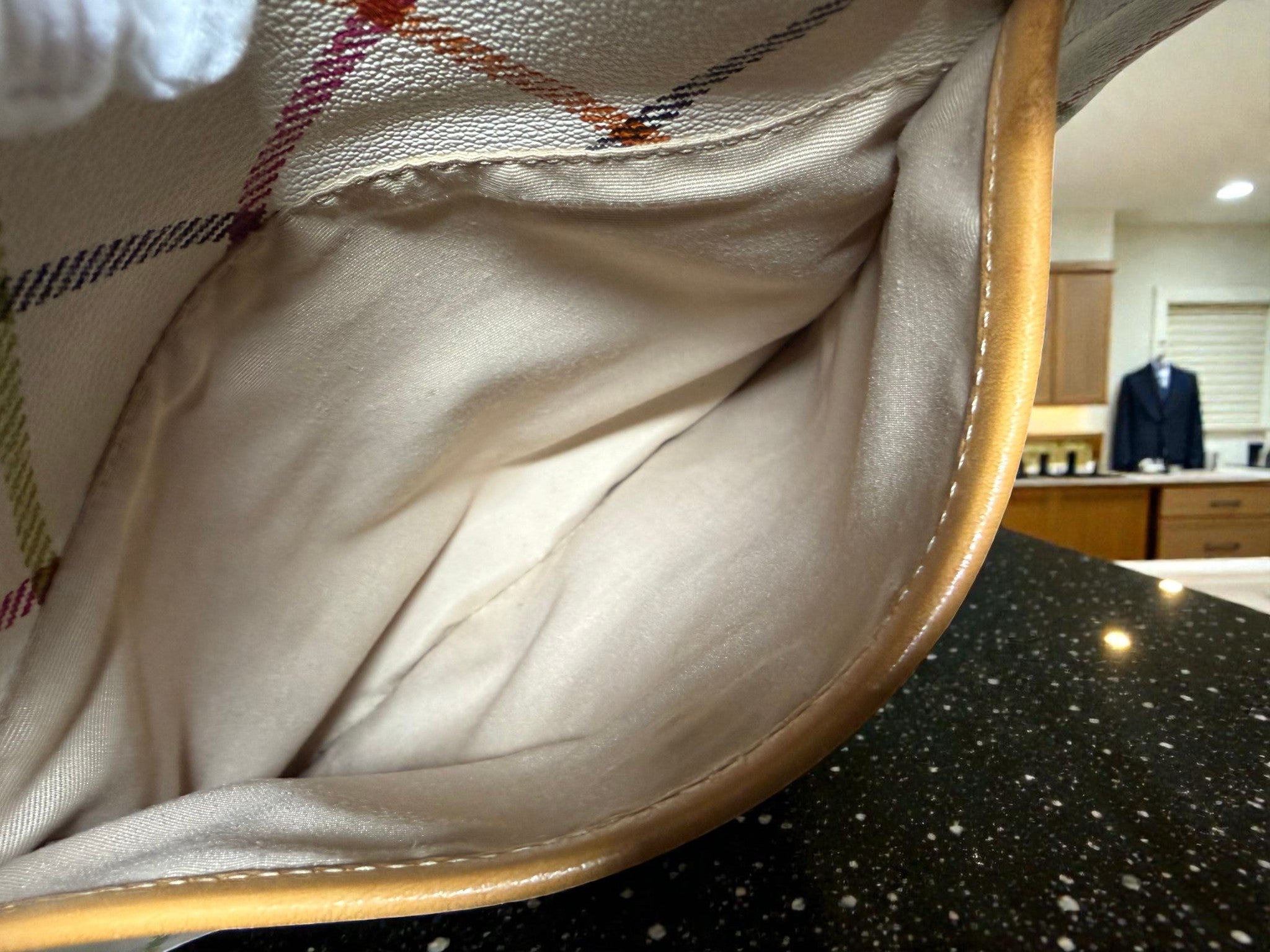 Coach Peyton Tattersall Medium Tote