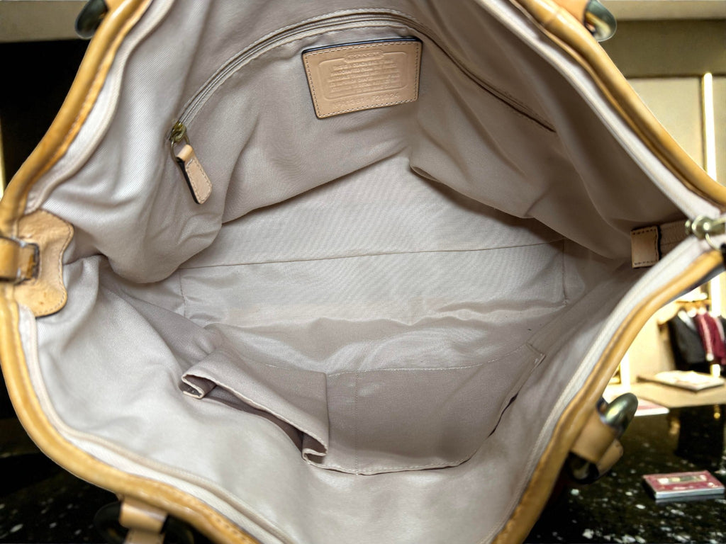 Coach Peyton Tattersall Medium Tote