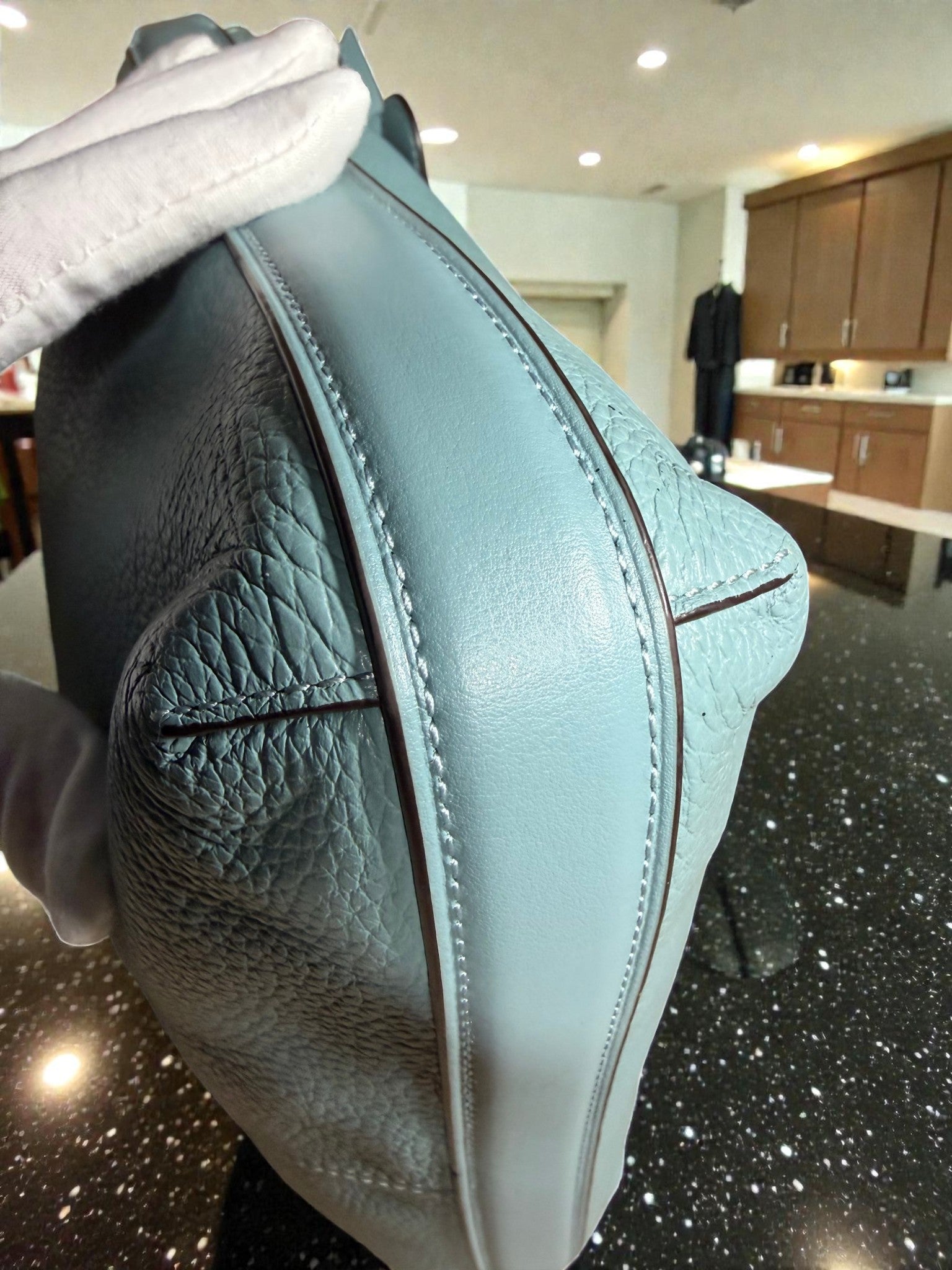 Coach Mae Crossbody Bag in Teal Pebbled Leather - No G1857-F34823