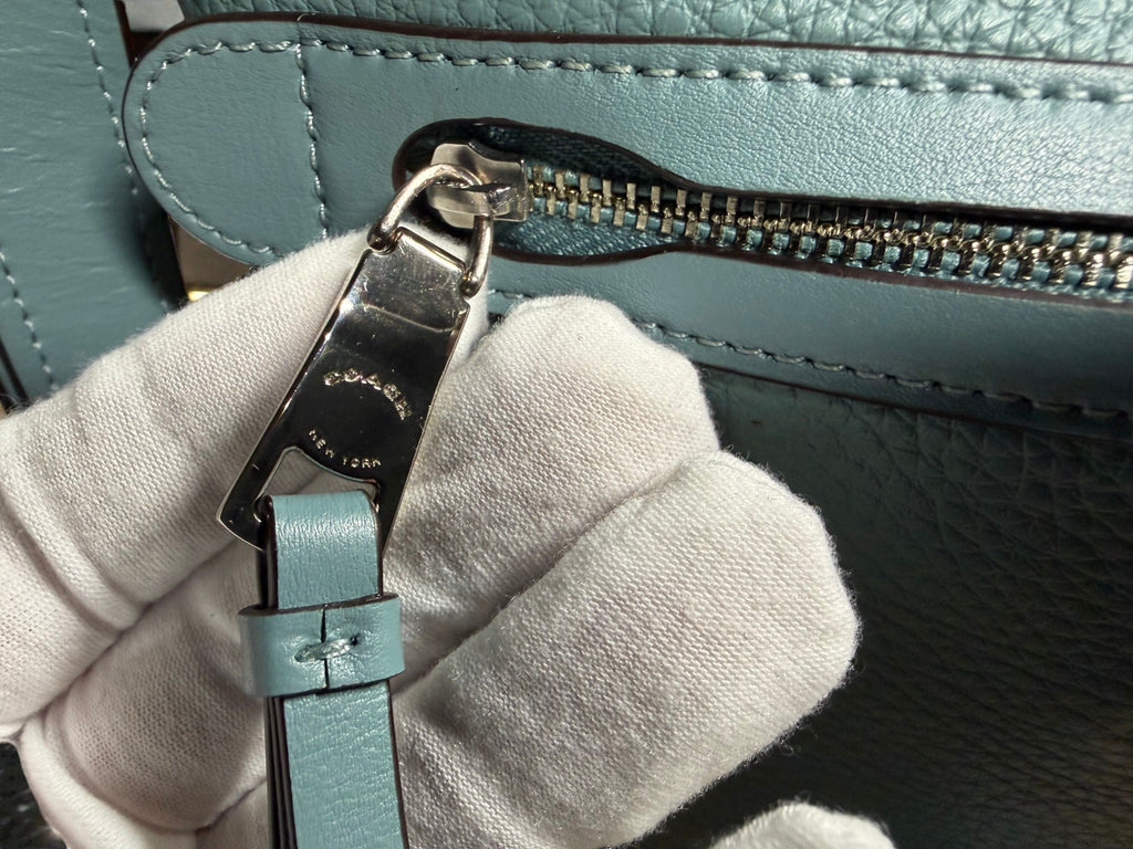 Coach Mae Crossbody Bag in Teal Pebbled Leather - No G1857-F34823
