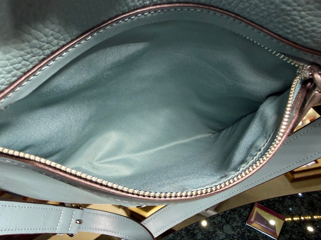 Coach Mae Crossbody Bag in Teal Pebbled Leather - No G1857-F34823