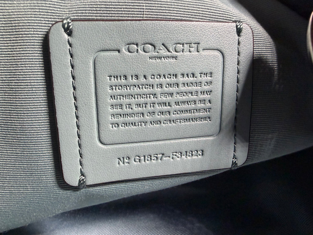 Coach Mae Crossbody Bag in Teal Pebbled Leather - No G1857-F34823
