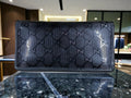 Gucci Black GG Imprimé Zip-Around Long Wallet
