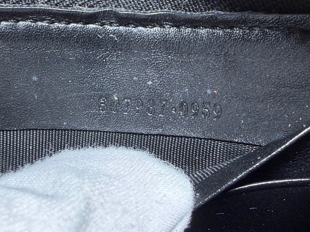 Gucci Black GG Imprimé Zip-Around Long Wallet