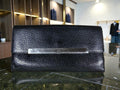 Gucci Black Grained Leather Continental Wallet