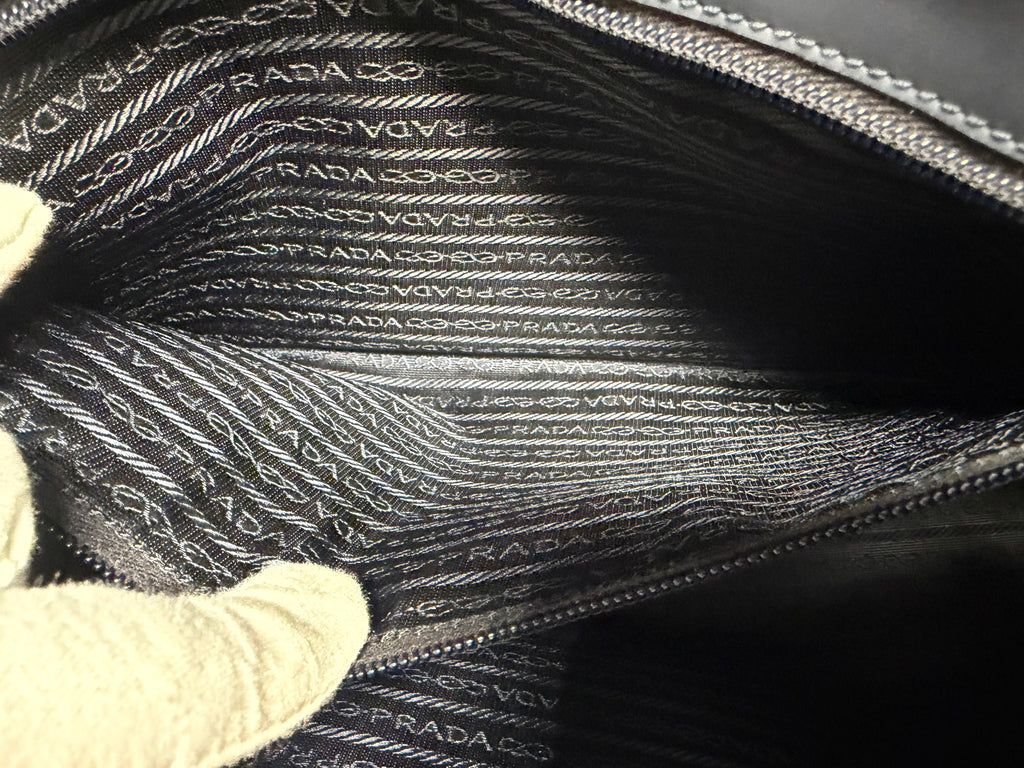 Prada Navy Enamel (Patent Leather) Tote Bag