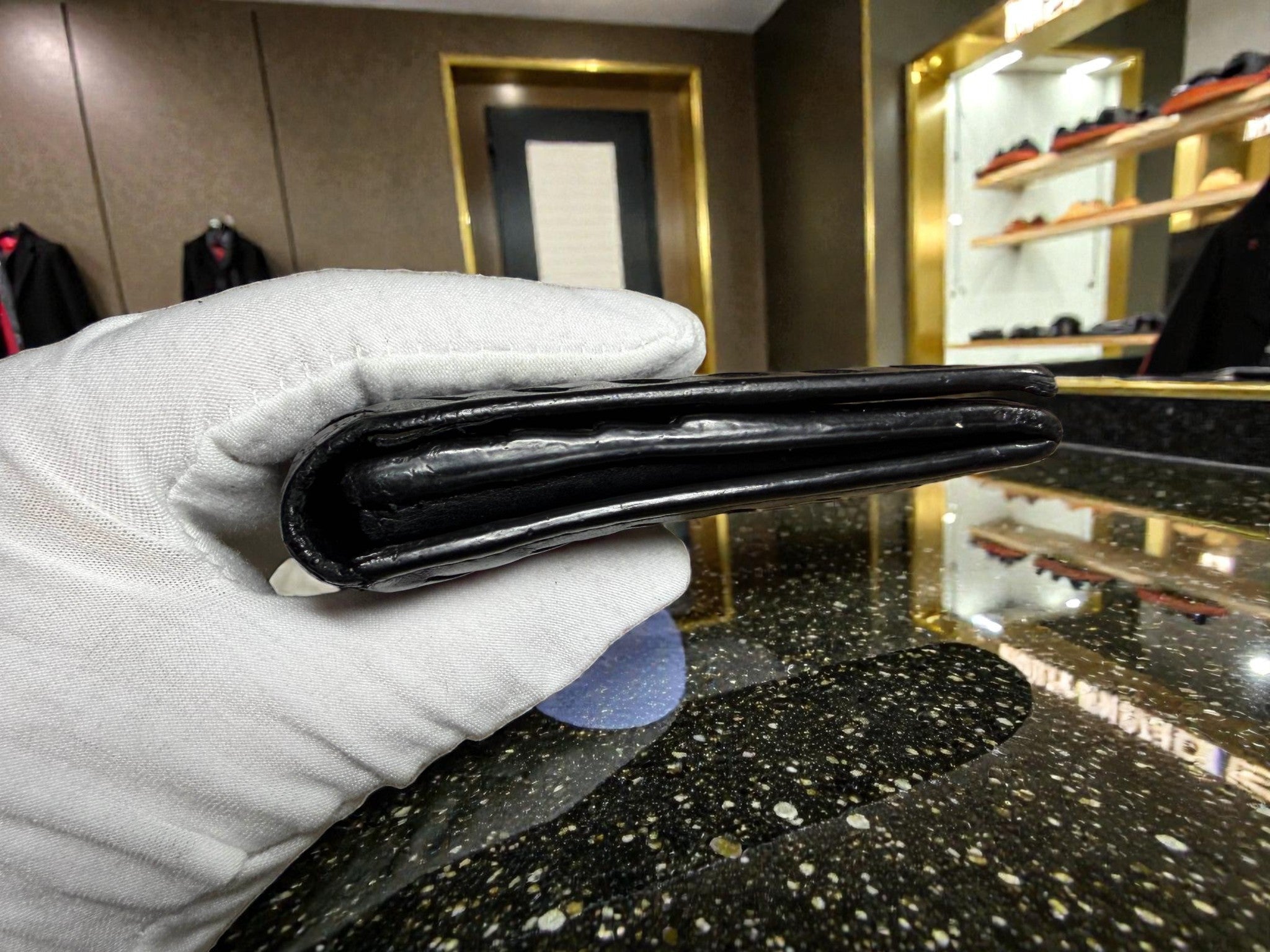 Bottega Veneta Intrecciato Bifold Long Wallet in Black