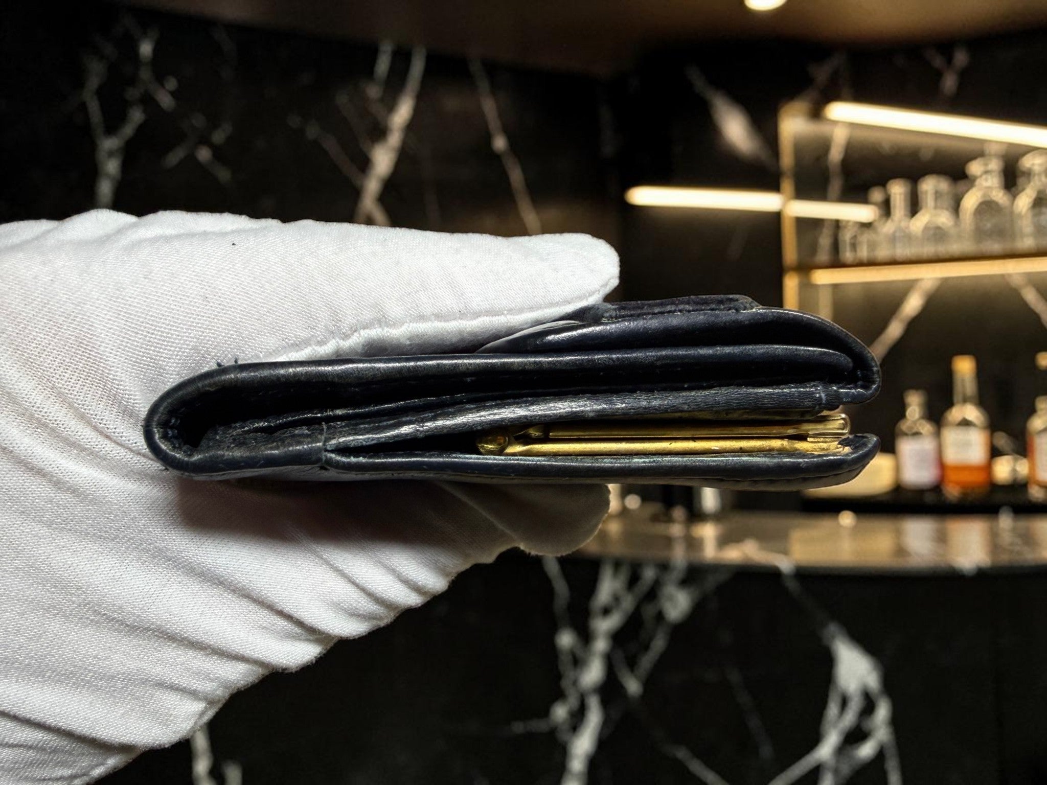 Salvatore Ferragamo Vintage Vara Bow Leather Continental Wallet / Clutch