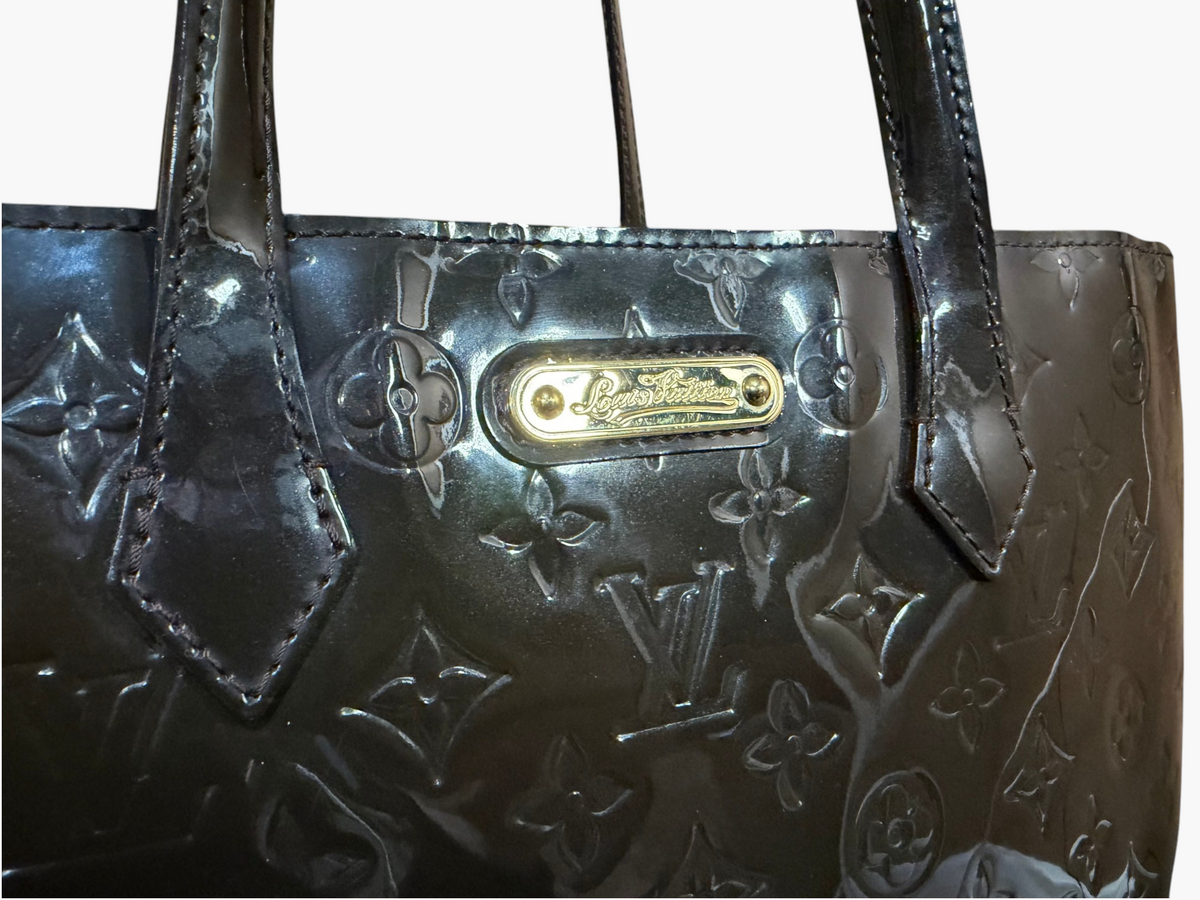 Louis Vuitton Monogram Vernis Wilshire MM Tote in Terre d'Ombre – photo 2