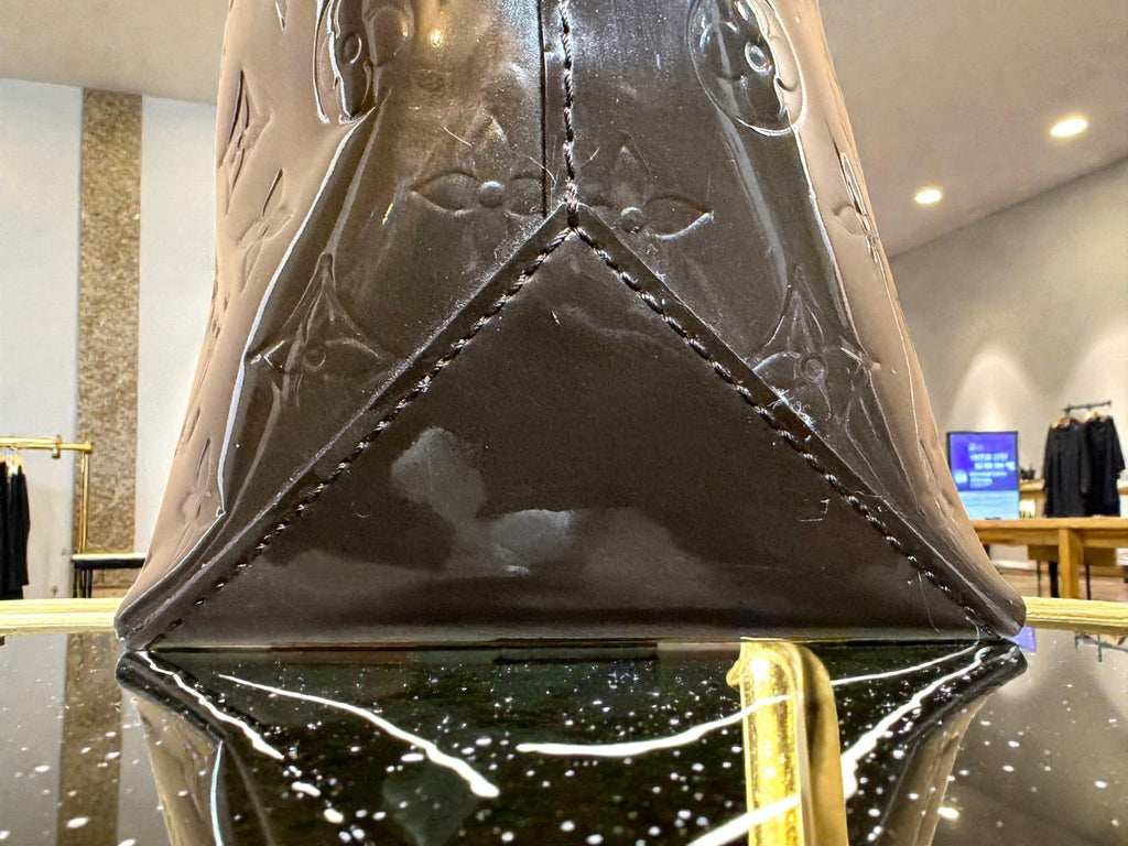 Louis Vuitton Monogram Vernis Wilshire MM Tote in Terre d'Ombre