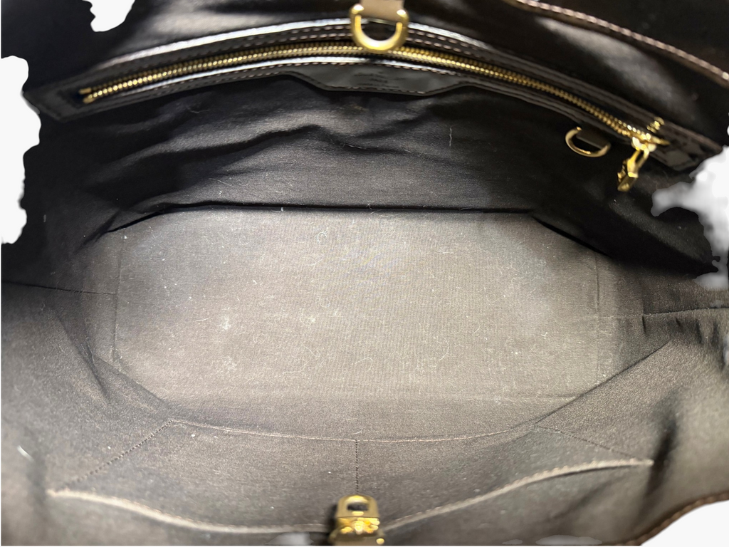 Louis Vuitton Monogram Vernis Wilshire MM Tote in Terre d'Ombre – photo 9