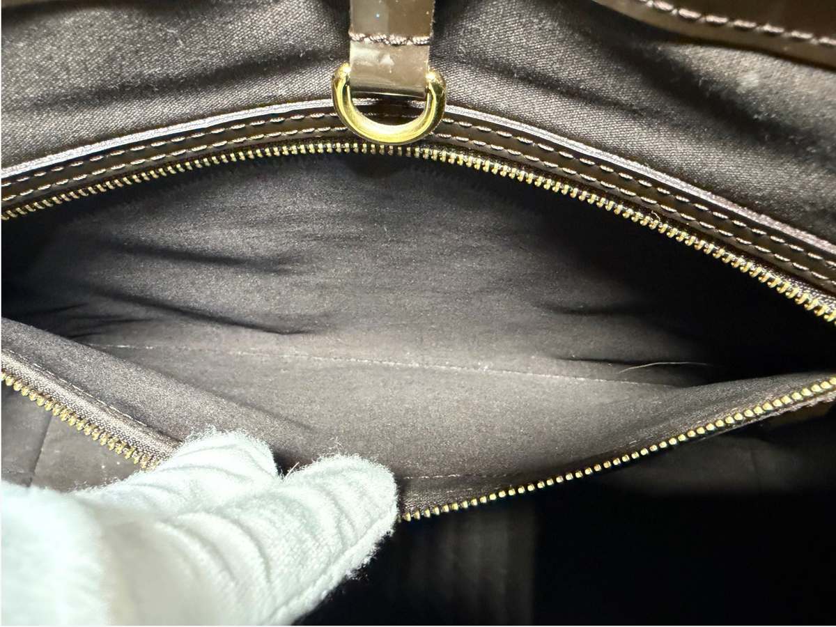 Louis Vuitton Monogram Vernis Wilshire MM Tote in Terre d'Ombre – photo 12
