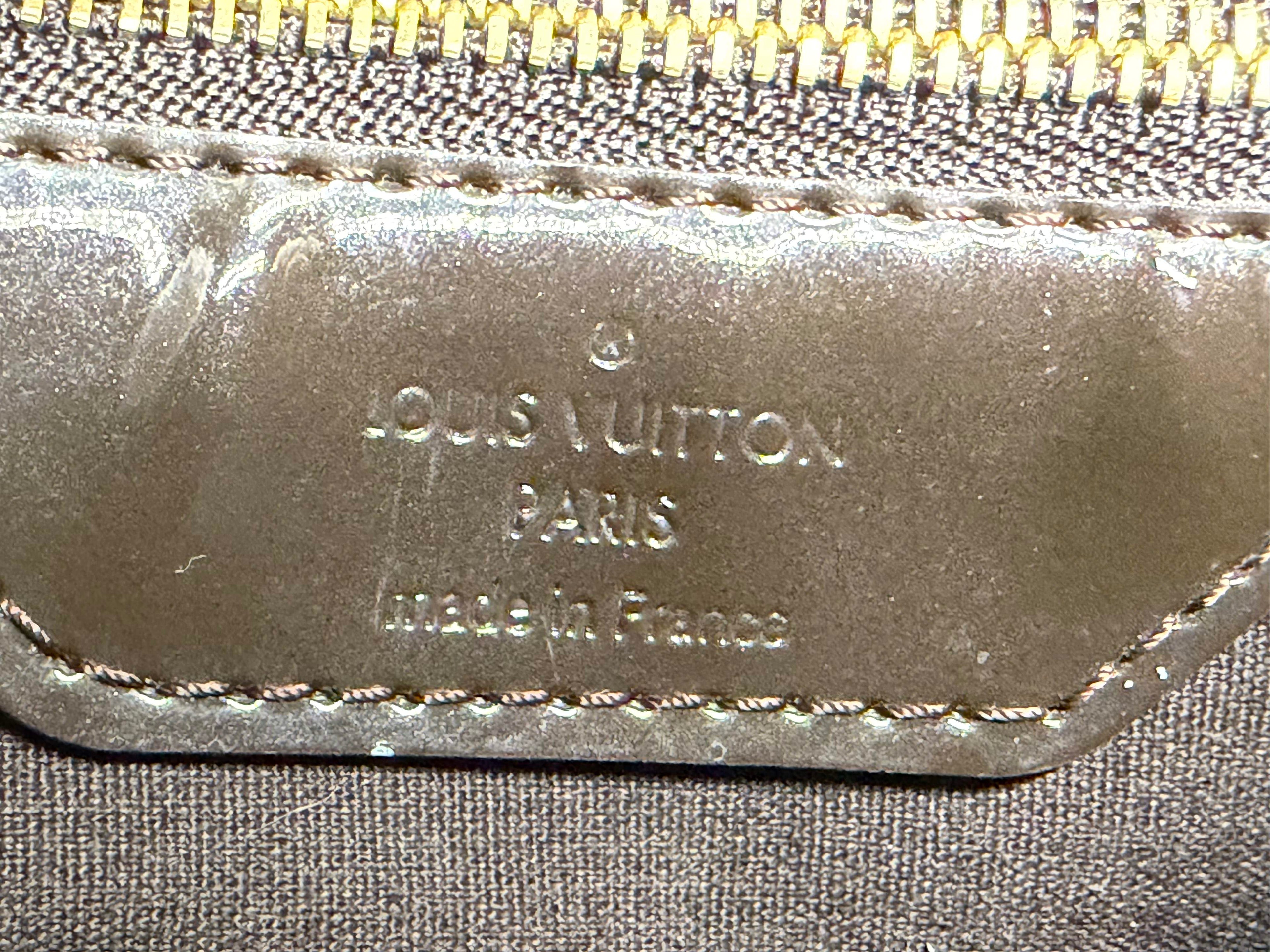 Louis Vuitton Monogram Vernis Wilshire MM Tote in Terre d'Ombre