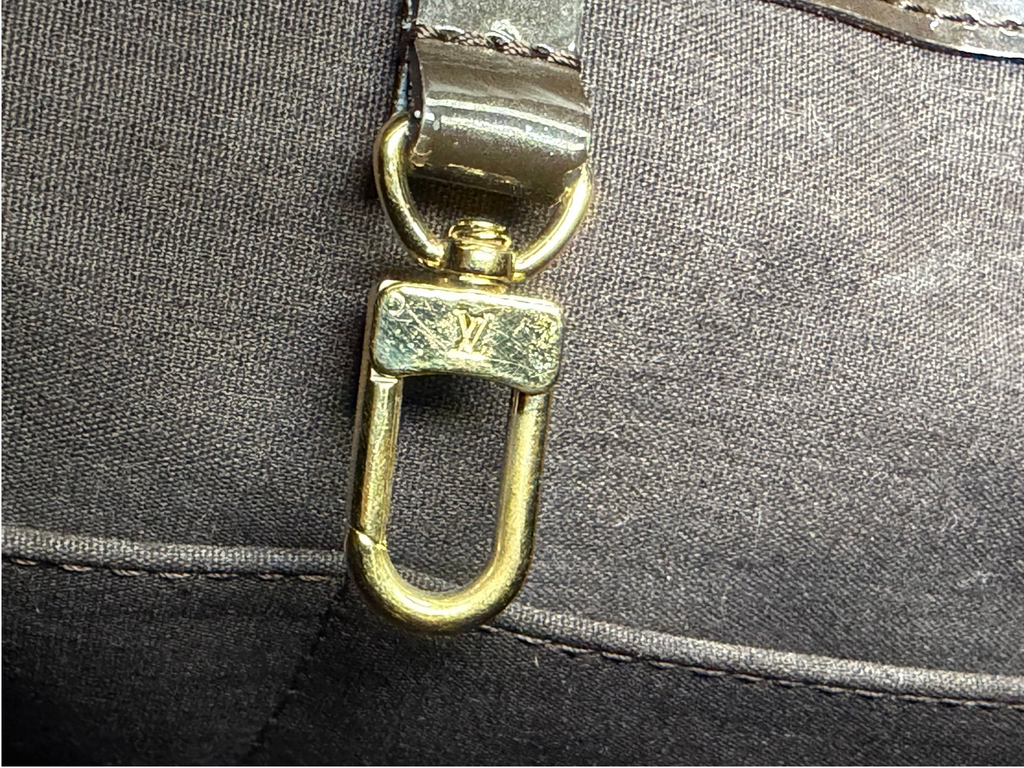 Louis Vuitton Monogram Vernis Wilshire MM Tote in Terre d'Ombre – photo 15