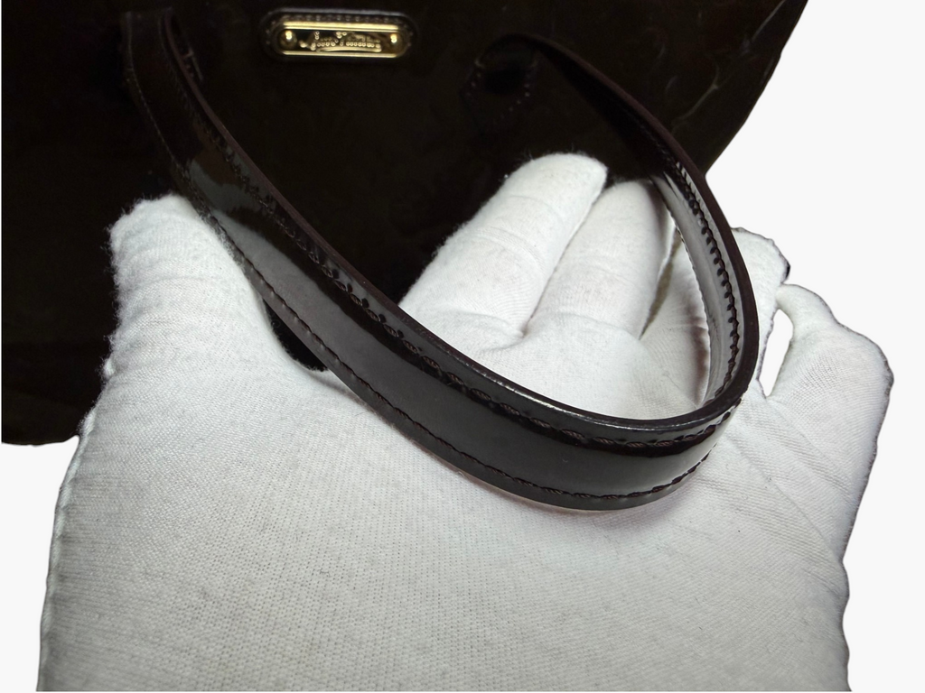 Louis Vuitton Monogram Vernis Wilshire MM Tote in Terre d'Ombre – photo 6