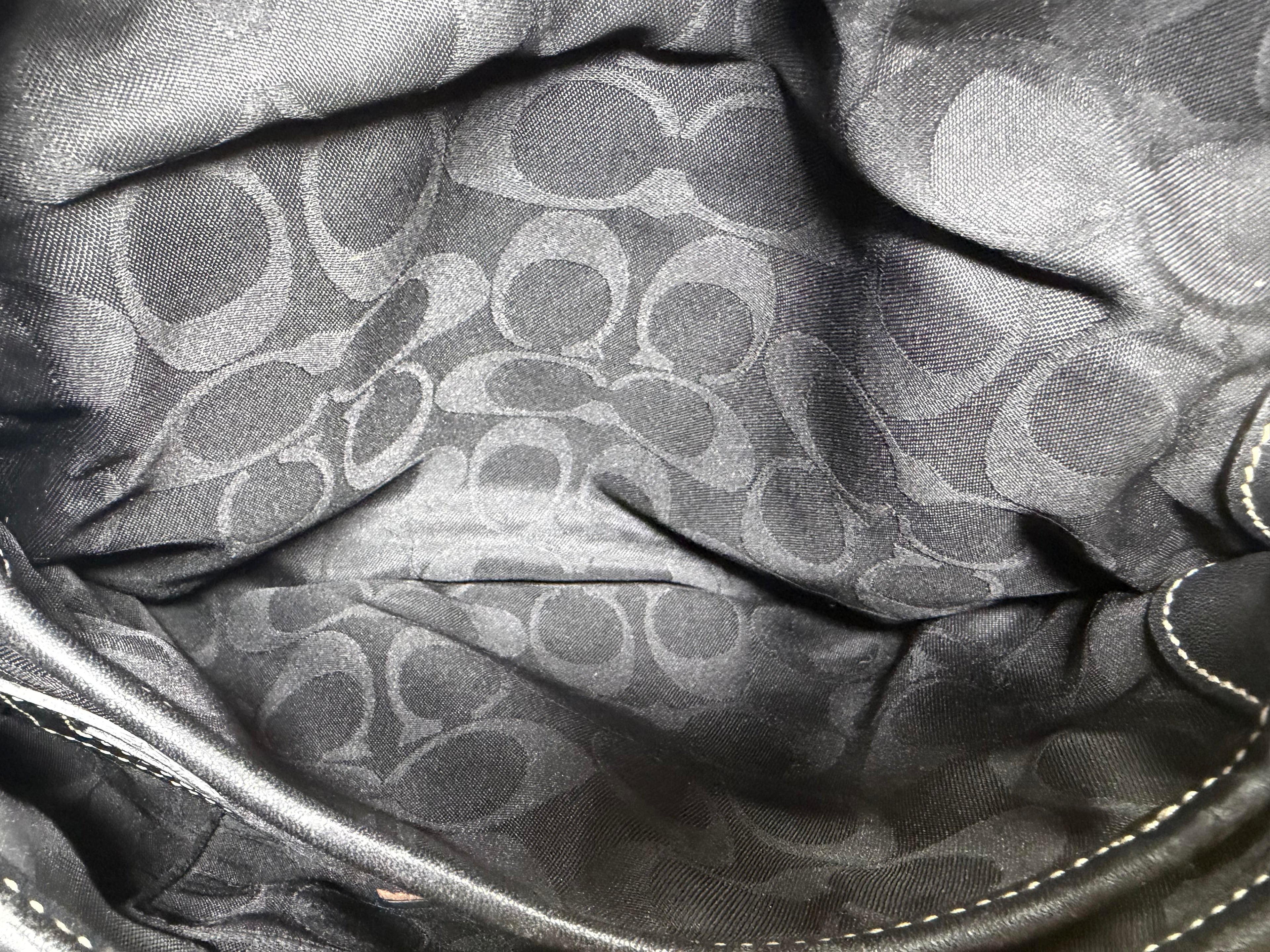 Coach Soho Black Leather Flap Shoulder Bag – Legacy Era (No A05S-3688)