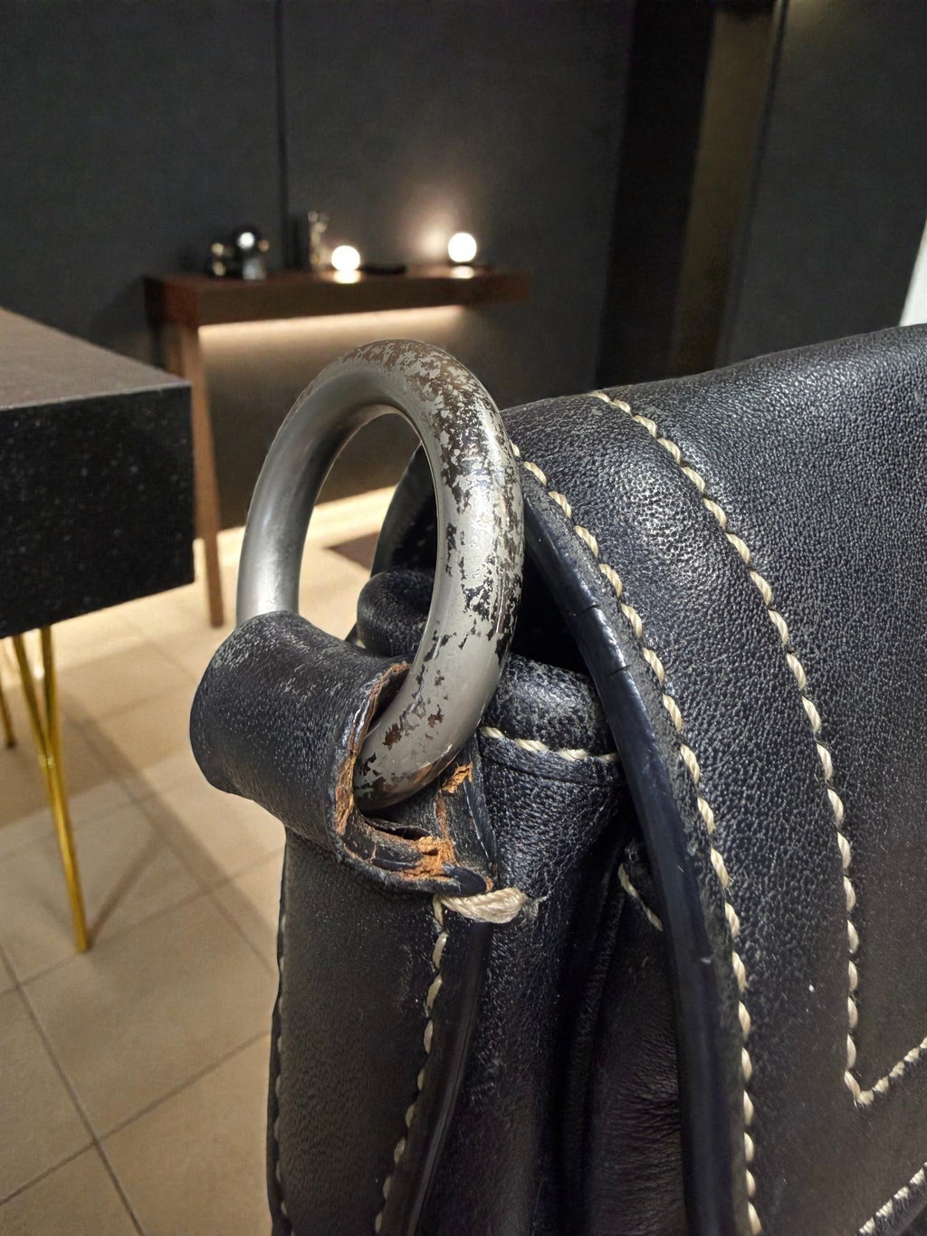 Coach Soho Black Leather Flap Shoulder Bag – Legacy Era (No A05S-3688)